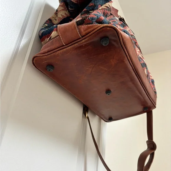 Vintage Turkish Kilim Travel Bag - Picture 6 of 14